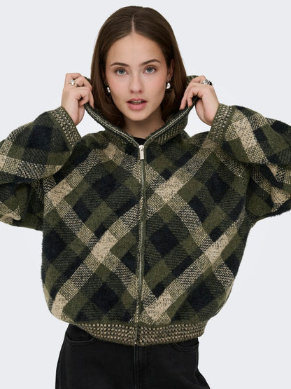 Cardigan zip fantasia