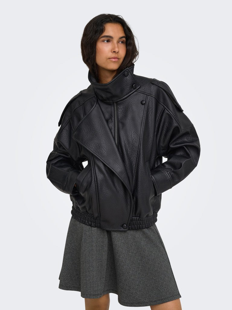 Giubbotto ecopelle