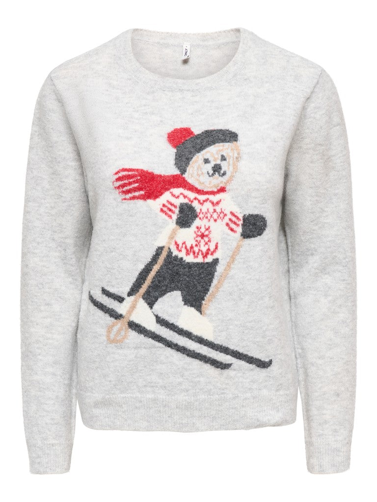 Maglia orsetto jaquard