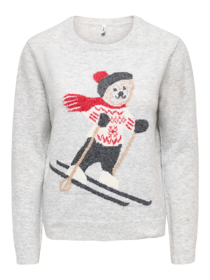 Maglia orsetto jaquard