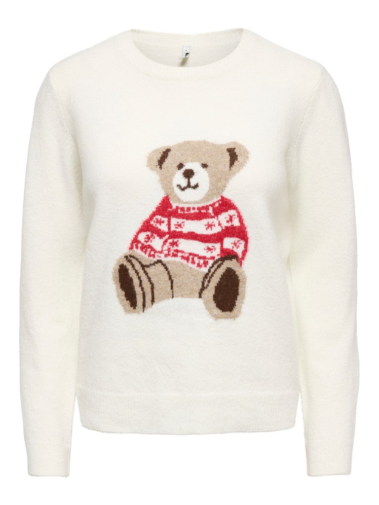 Maglia orsetto jaquard