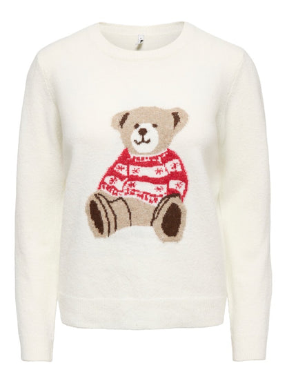 Maglia orsetto jaquard