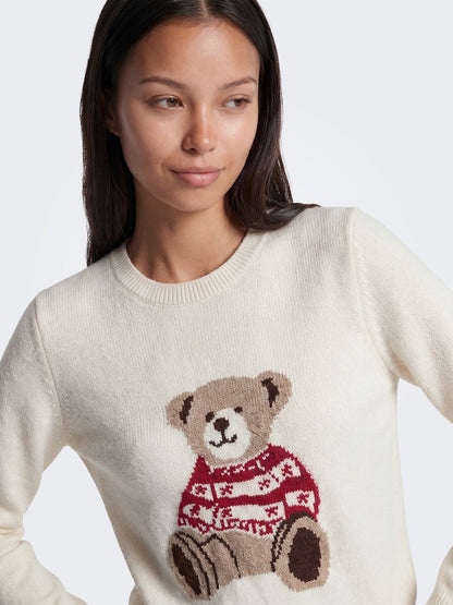 Maglia orsetto jaquard