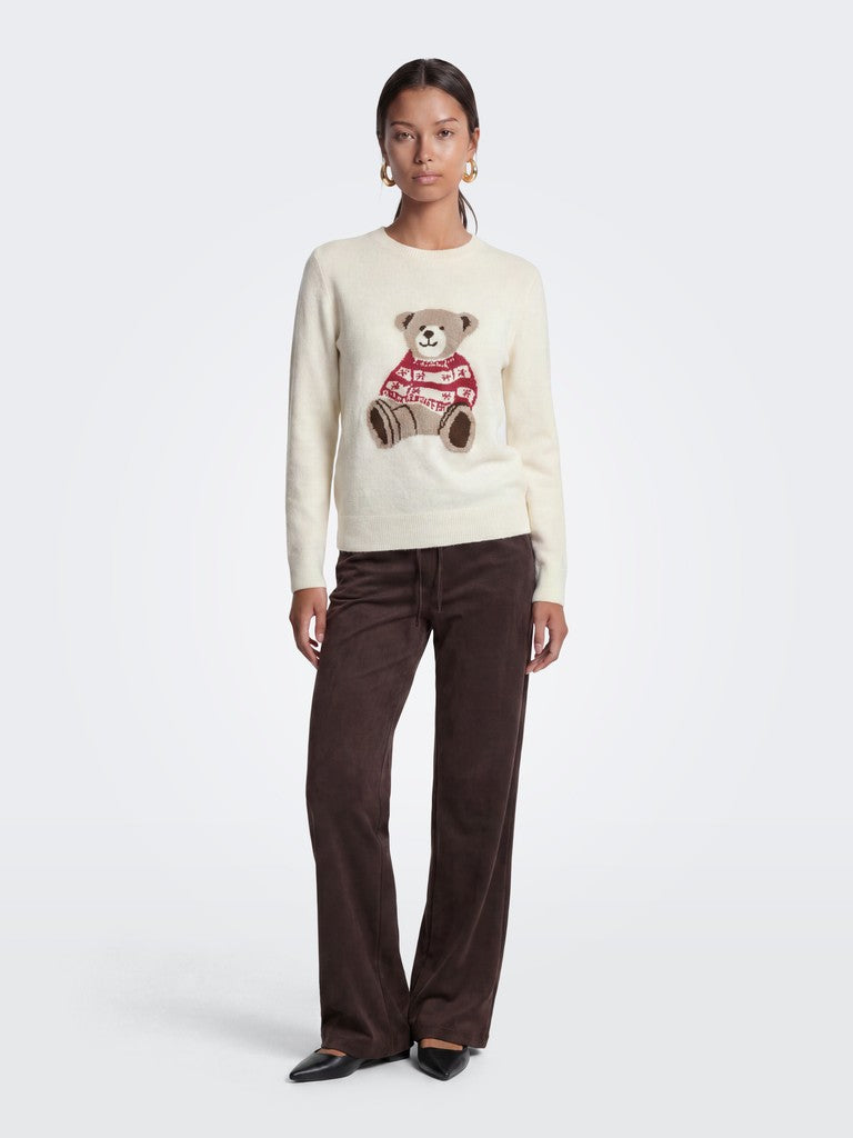 Maglia orsetto jaquard