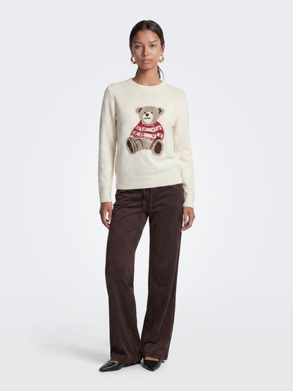 Maglia orsetto jaquard