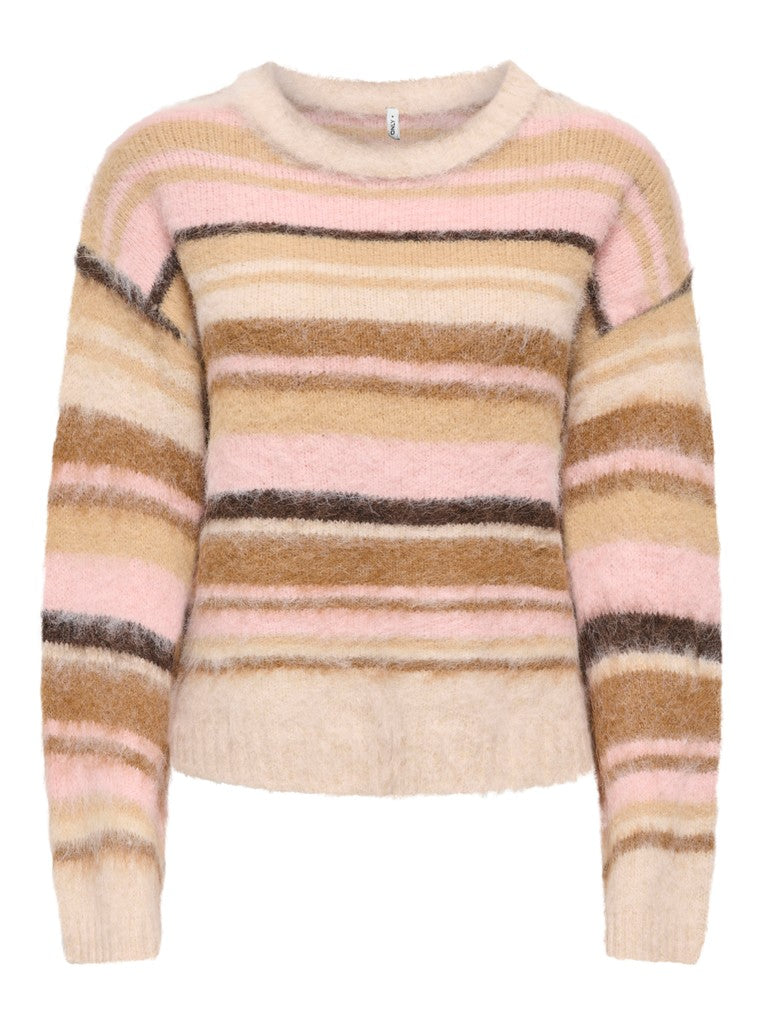 Maglia girocollo righe