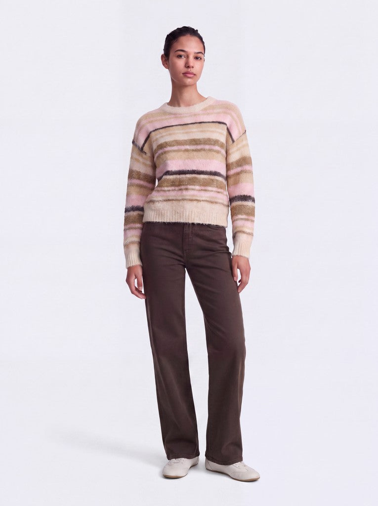 Maglia girocollo righe