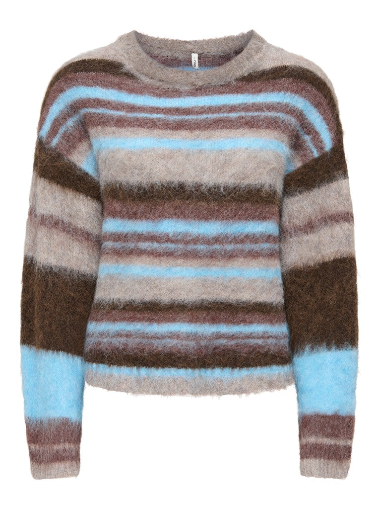 Maglia girocollo righe