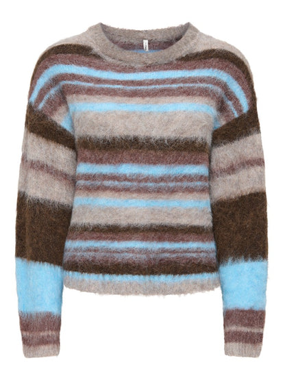 Maglia girocollo righe