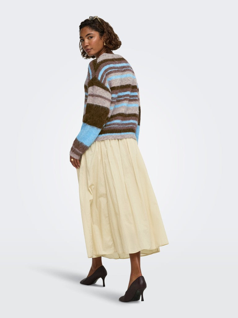 Maglia girocollo righe