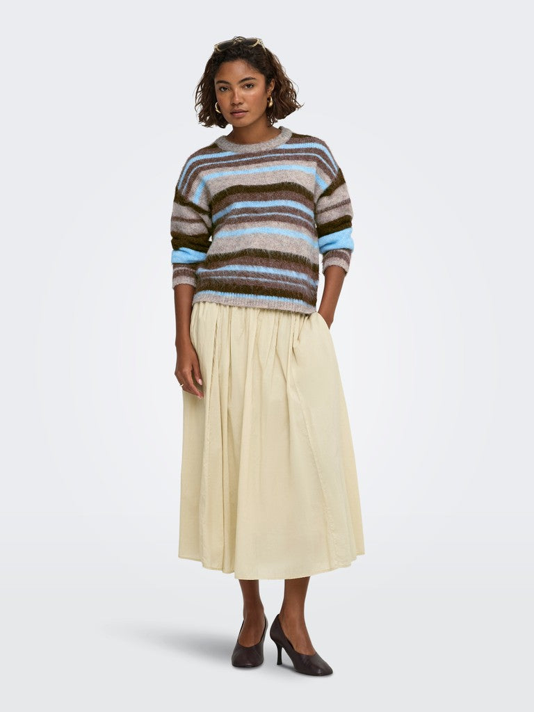 Maglia girocollo righe