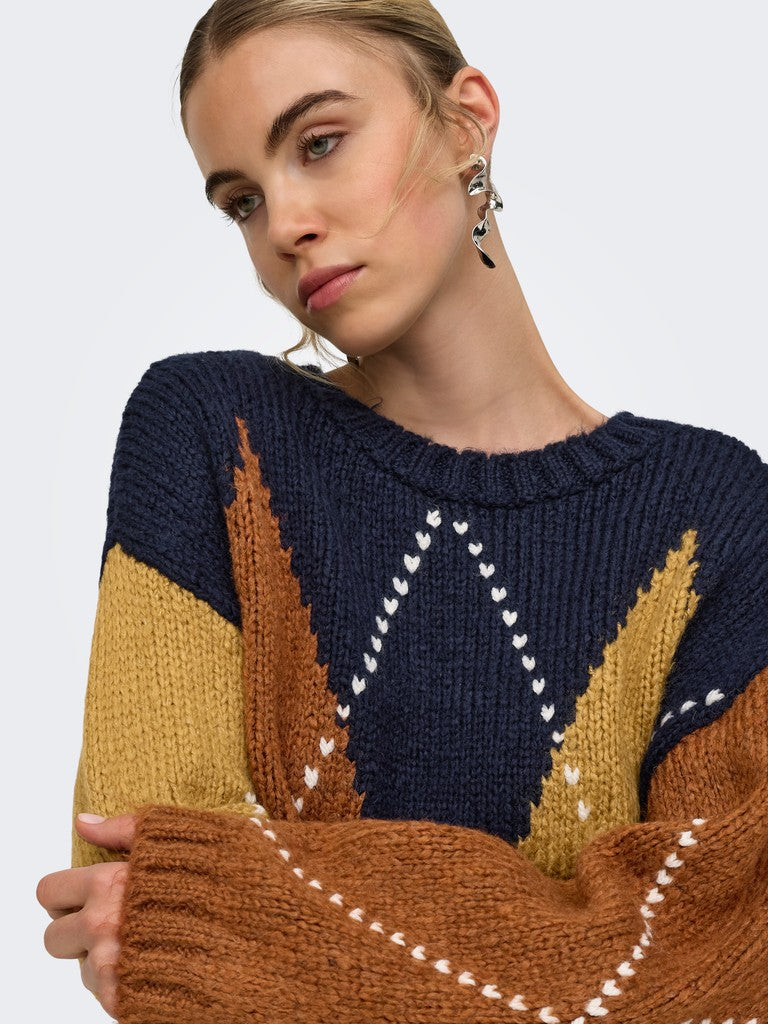 Maglia maxi losanghe