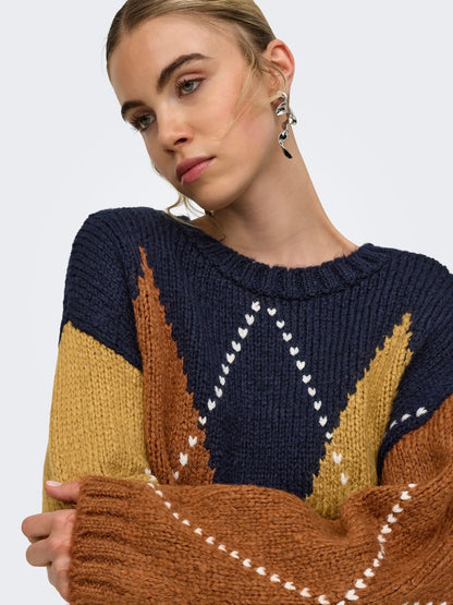 Maglia maxi losanghe