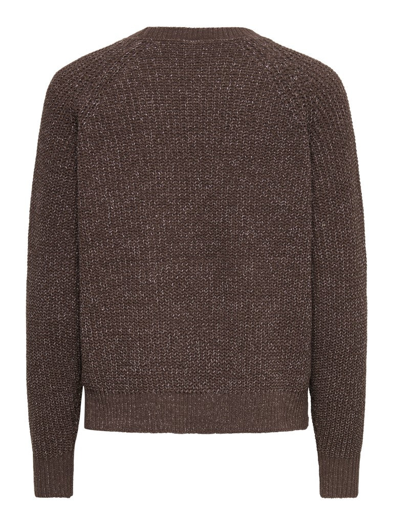 Maglia girocollo intarsi