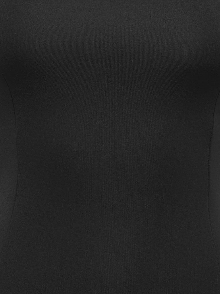 Abito fascia balza tulle