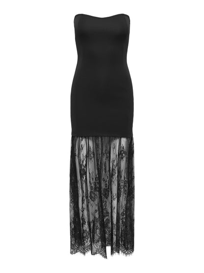 Abito fascia balza tulle