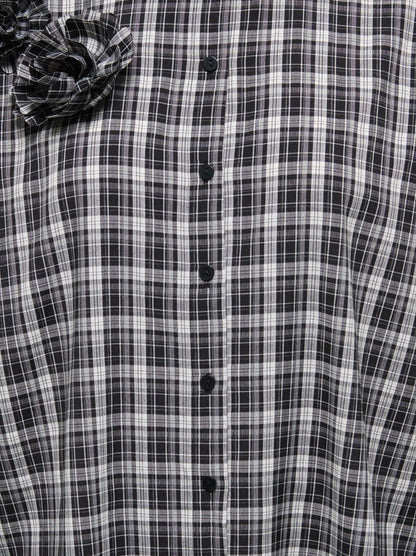 Camicia over check