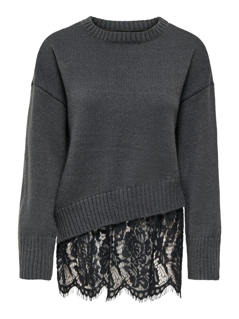 Maglia balza pizzo