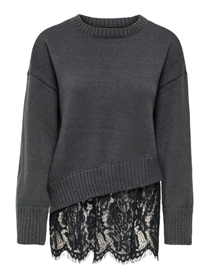 Maglia balza pizzo