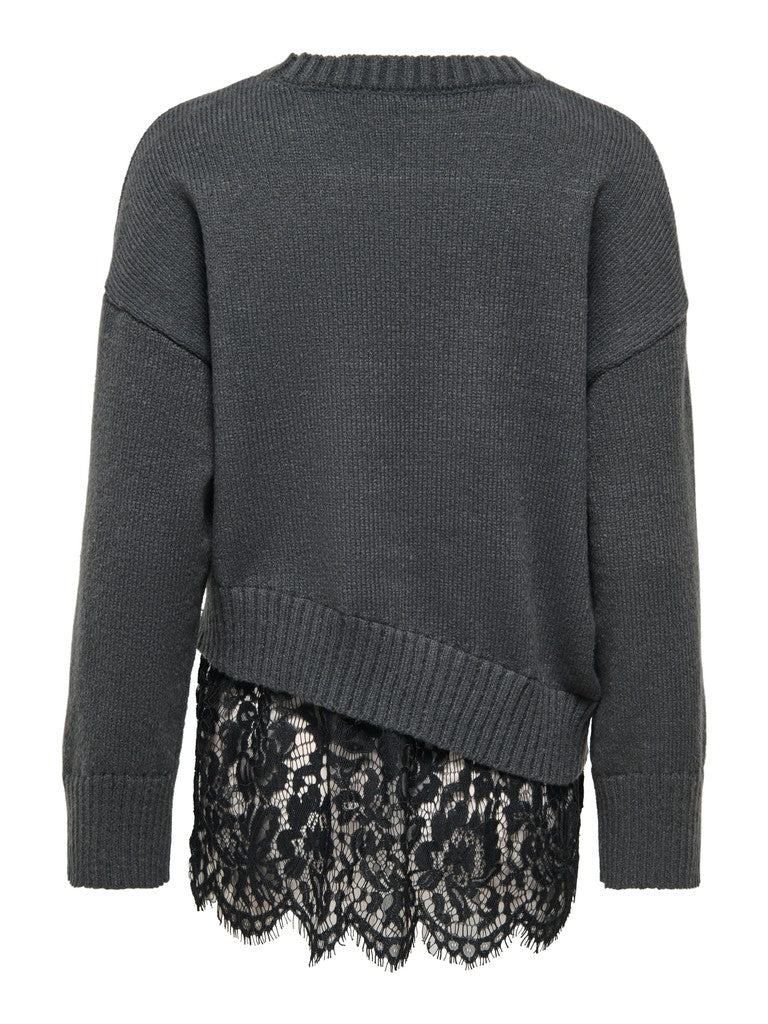Maglia balza pizzo