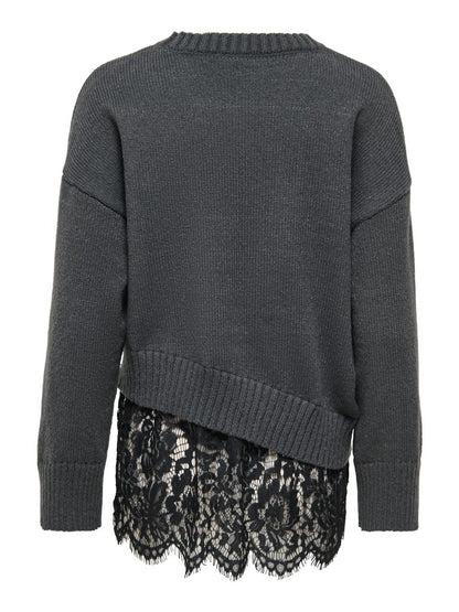 Maglia balza pizzo