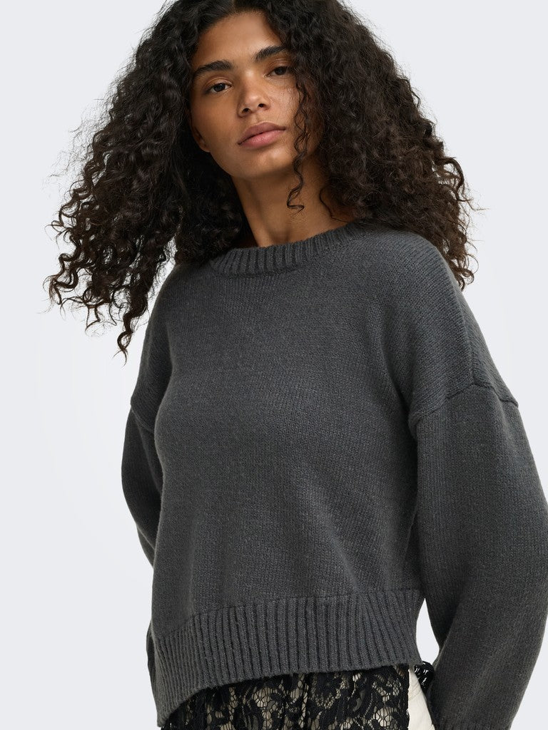 Maglia balza pizzo
