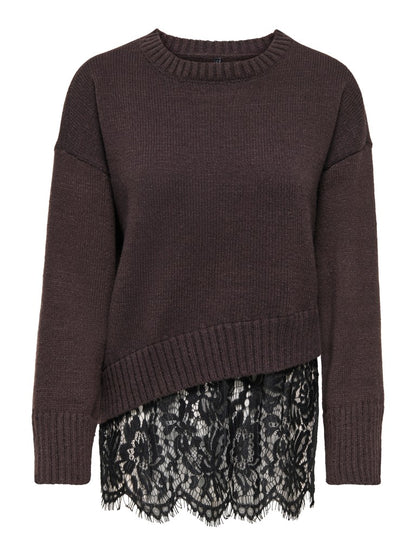 Maglia balza pizzo