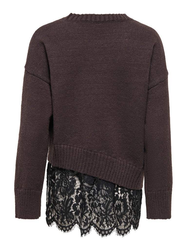 Maglia balza pizzo