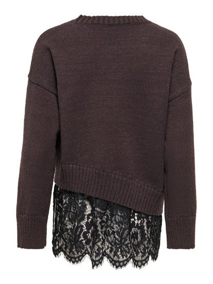Maglia balza pizzo