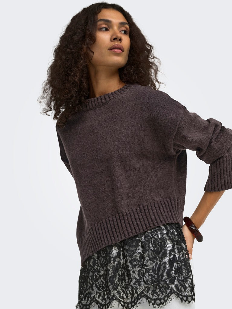 Maglia balza pizzo