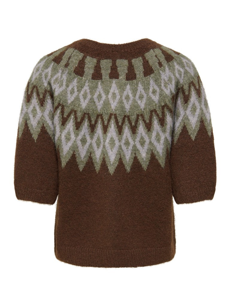 Maglia fantasia maniche 3/4