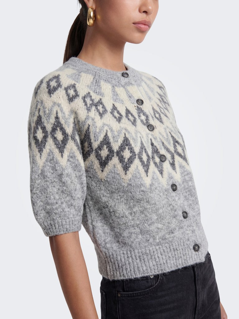 Maglia fantasia maniche 3/4
