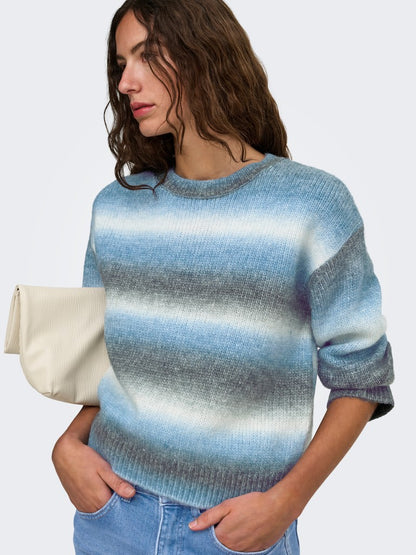 Maglia sfumata girocollo