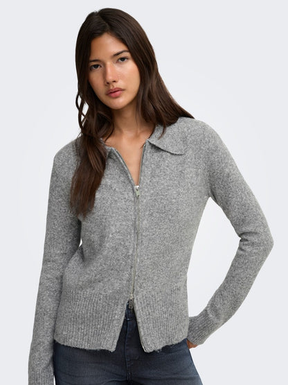 Cardigan zip