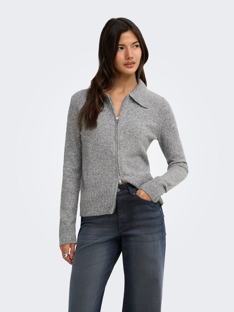Cardigan zip