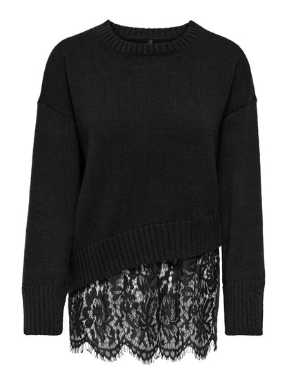 Maglia balza pizzo