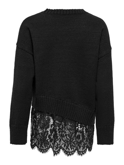 Maglia balza pizzo
