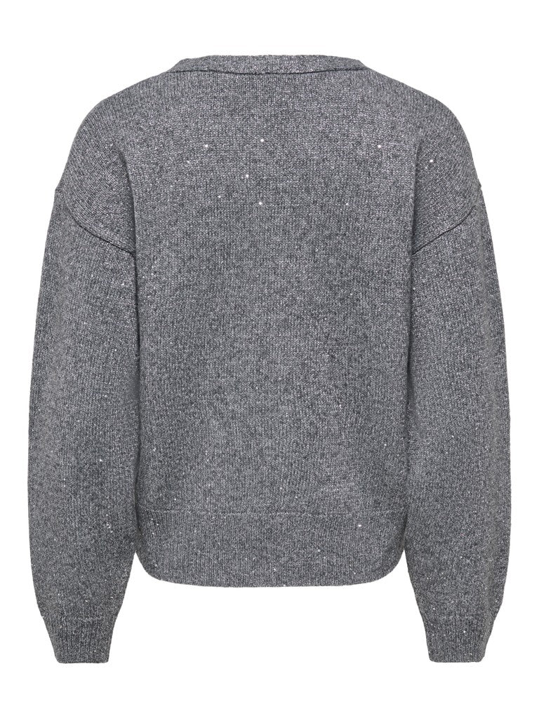 Cardigan laccetto strass