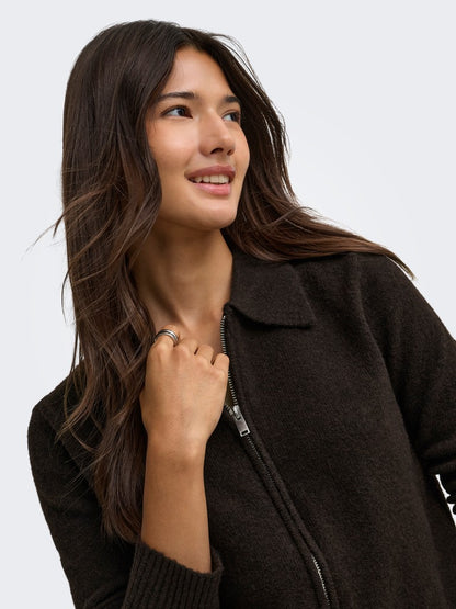 Cardigan zip