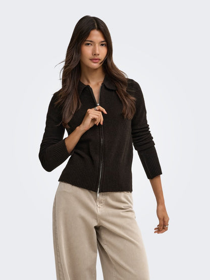 Cardigan zip