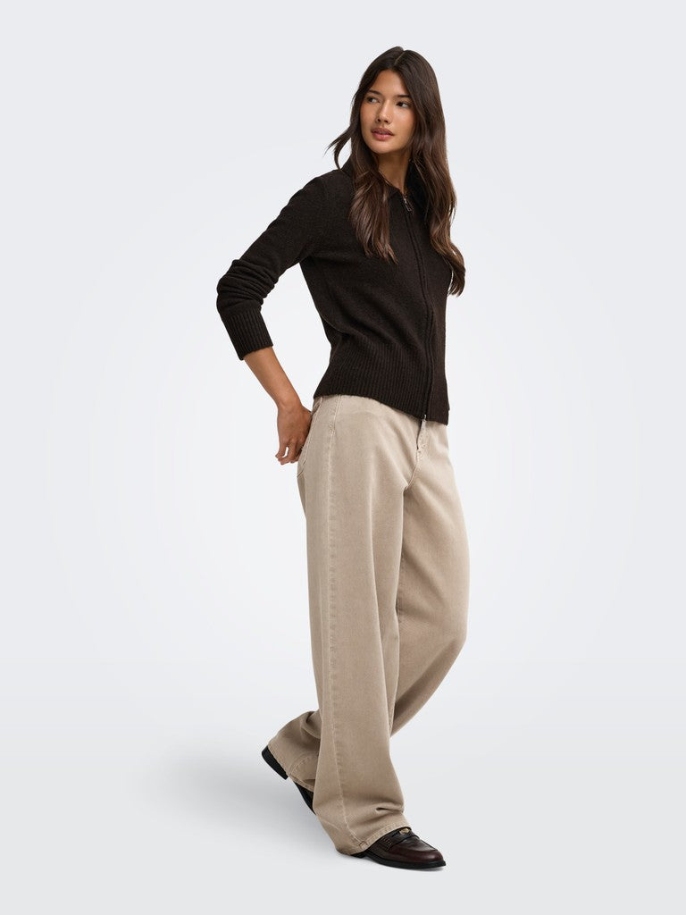 Cardigan zip