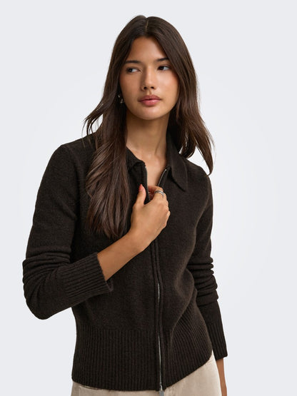 Cardigan zip