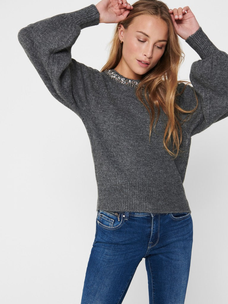 Maglia applicazioni scollo