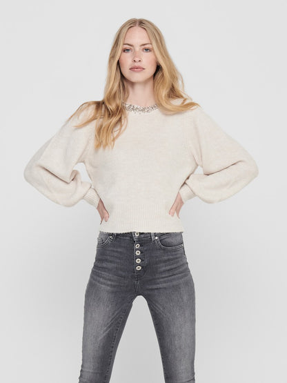 Maglia applicazioni scollo