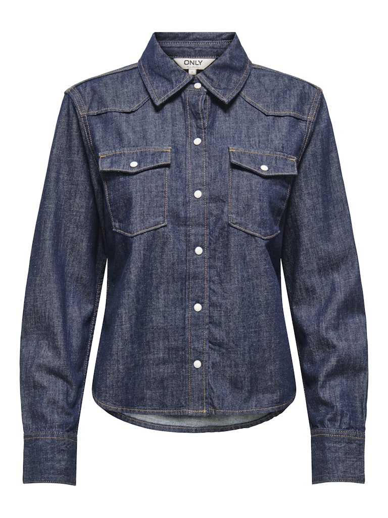Camicia denim scura