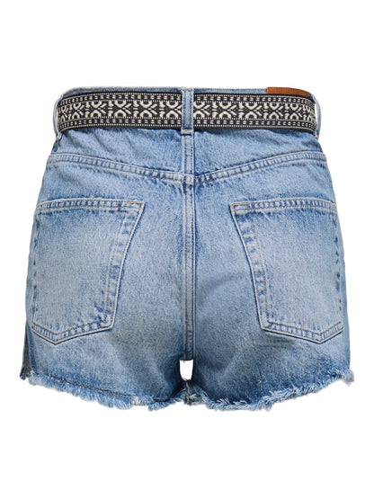 Short denim cintura