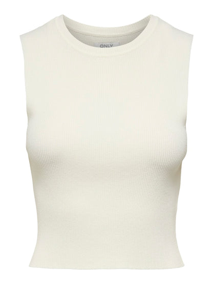 Maglia tricot smanicata