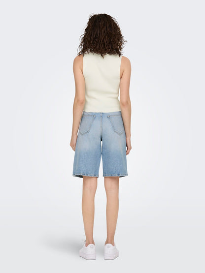 Maglia tricot smanicata