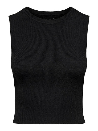 Maglia tricot smanicata