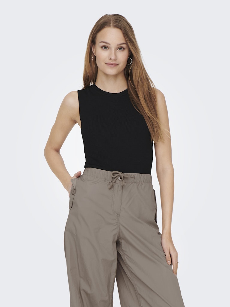 Maglia tricot smanicata